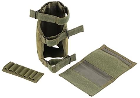 Wsobue Rifle Buttstock, Hunting Shooting Tactical Cheek Rest Pad Ammo Pouch with 7 Shells Holder