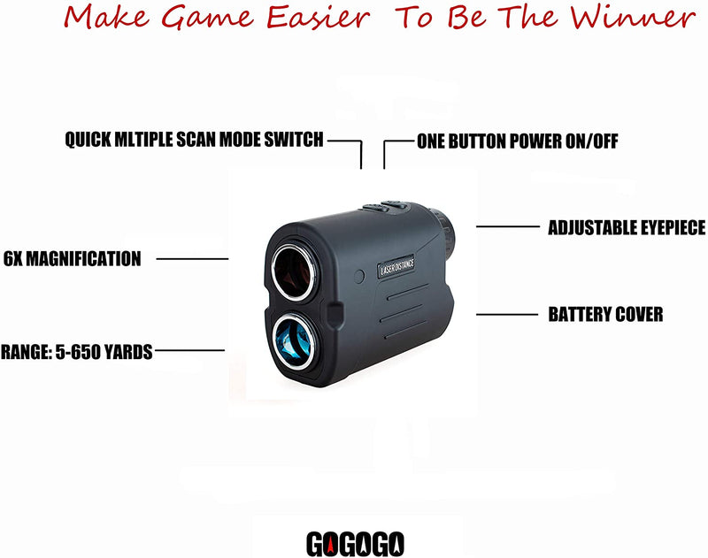 Gogogo Sport Vpro Laser Golf / Hunting Rangefinder