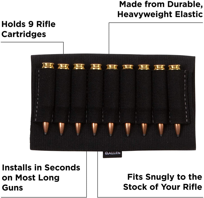 Stock containing cartridges for Allen Basic rifles